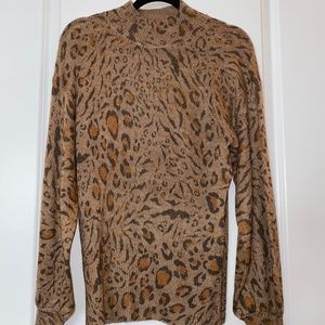 Animal Print Sweater
